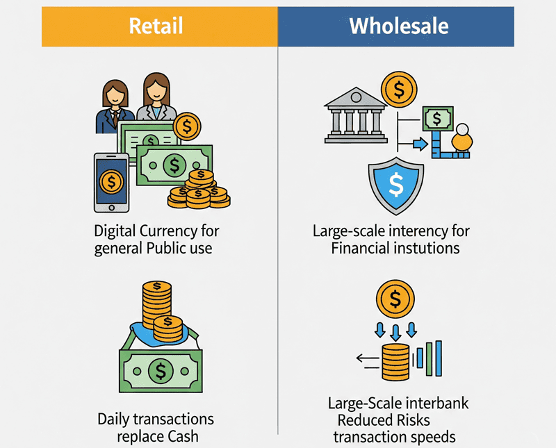 What Are CBDCs? The Ultimate Guide to CBDCs Retail vs Wholesale CBDC
