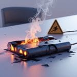 lithium battery explosion