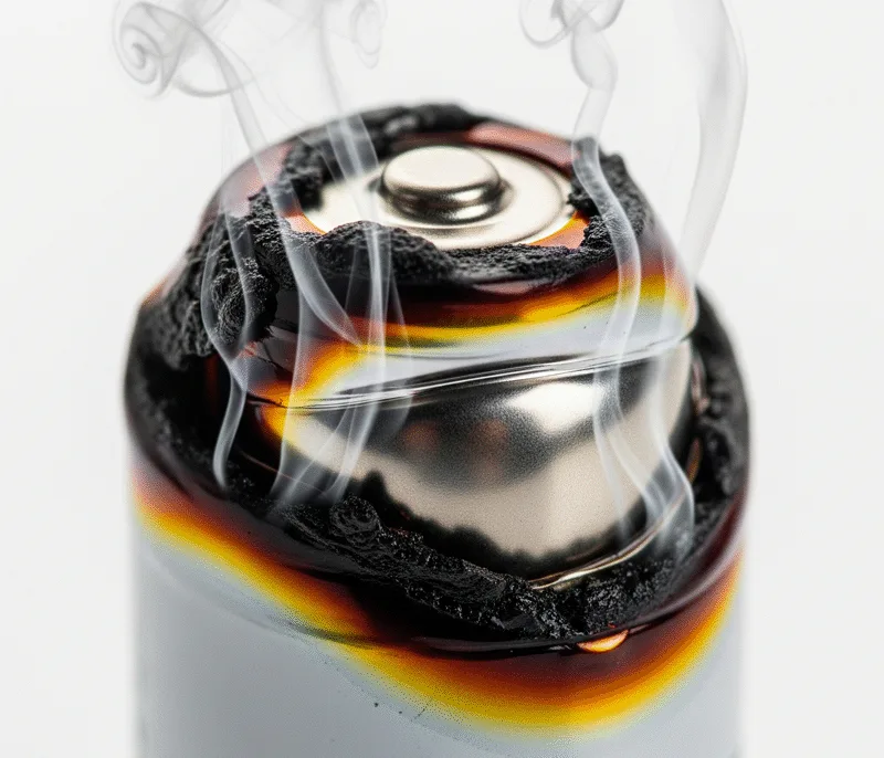 Phone Battery Swelling: How to Stop It Safely lithium-ion battery showing signs of thermal runaway