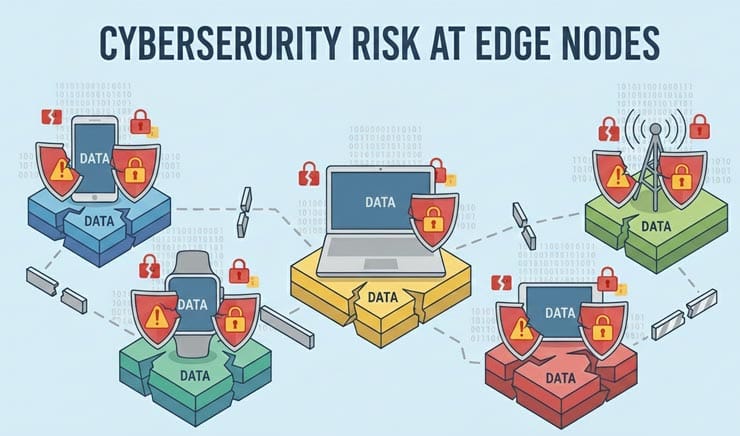 Security risks from unmanaged edge computing nodes