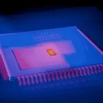 Computer chip representing how an NPU runs local AI tasks