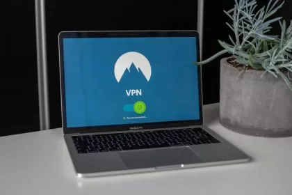 Laptop screen representing on-device AI privacy controls